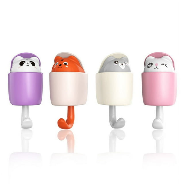 Percheros, toalleros, perchas, Gancho para baño, Perchero Juego de 4 piezas