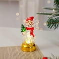 thumbnail image 1 of Adornos Luminosos de Papá Noel, Muñeco de Nieve, para Fiestas, de Escritorio, con Luz Nocturna, para Navidad., 1 of 6
