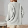 thumbnail image 5 of Gytharion Sherpa Fleece Jackets for Women Soft Comfy Long Sleeve Open Front Fuzzy Coat Fashion Solid Winter Plush Warm Coat Lightweight Loose Cardigan Outerwear with Pockets, 5 of 8