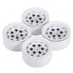 thumbnail image 1 of 4 piezas AUSTAR AX-618WH 1,9 pulgadas juego de llantas de cubo de rueda de Metal para, 1 of 8
