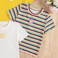 thumbnail image 5 of Splozh Girls Tee Shirts 2T-8T Toddler Girls Shirts 3 Pack Short Sleeve Shirt for Girls Tees Kids Tshirts Clothes Summer Tops,Yellow,4-5 Years, 5 of 5