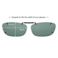 thumbnail image 2 of Solar Shield Unisex Rimless Polarized SolarShield ClipOn Sunglasses SC06, 2 of 3