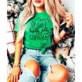 thumbnail image 2 of Holly Jolly Christmas T-Shirts for Baby and Toddler Matching Family Fun Outfits Kelly Green Shirt Adult Small, 2 of 5