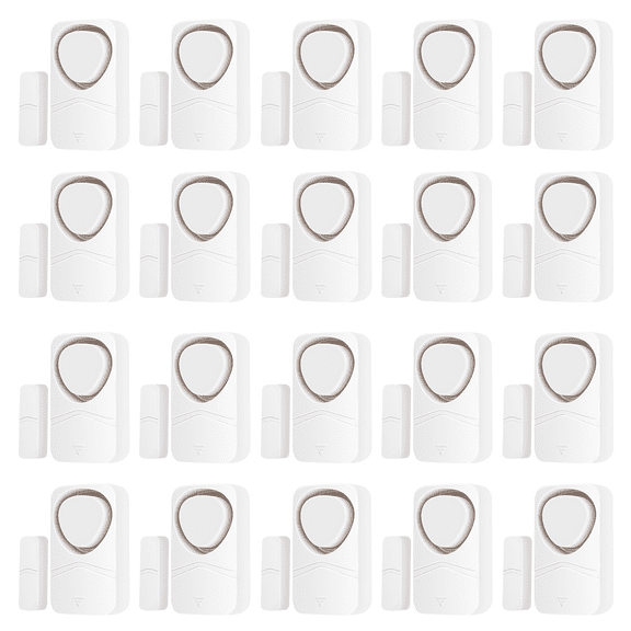 Greencycle Window Alarm Sensors,Sliding Door Alarms when Opened,Alarm Door Left Open,Door Alarm Delay,110dB Loud Alarm,Easy Installation,4 Alarm Modes,Suitable for Fridge, Dormitory,Home,Shop,20PK