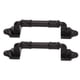 thumbnail image 4 of Manija de puerta de 2 uds, palancas de puerta flexibles negras de superficie lisa de alta resistencia para puerta corredera de almacén, 4 of 5