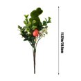 thumbnail image 3 of Comefolife Easter Moss Bunny Floral Picks 11.22inch Artificial Easter Greenery Flowers Stems with Flocked Rabbits Ornament Easter Spray Vine with Pastel Easter Eggs for Easter Irish Vase Bouquet Decor, 3 of 9