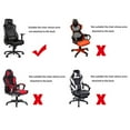 thumbnail image 4 of Funda ergonómica para silla de juegos de ordenador OOKWE para asiento reclinable de carreras, 4 of 7
