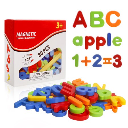 Magnetic Letters And Numbers For Educating Kids Plastic Alphabet Fridge ...