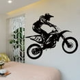thumbnail image 5 of TERGAYEE Wall Stickers 53cm*60cmMotorbike Motocross Wall Stickers Art Room Removable Decals Wall Decor, 5 of 9