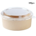 thumbnail image 2 of Contenedor de Papel para alimentos Timcorr Recipiente redondo desechable 100 Uds., 2 of 8