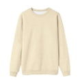 thumbnail image 2 of Women's Sweatshirts 2025 Fall Winter Long Sleeve Crewneck Drop Shoulder Casual Basic Pullover Top Sweatshirt for Women, 2 of 5