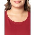 thumbnail image 4 of Fruit of the Loom Women's Beyond Soft Long Sleeve Top & Fleece Bottom Pajama Set, Sizes S-4X, 4 of 9