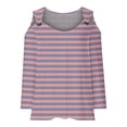 thumbnail image 4 of Styesk Chandails à Manches Longues pour Femmes, Chemise Tendance à Rayures, Tunique Ample à Col Rond, Chandail Décontracté à Imprimé Léopard, Chandail Doux et Léger, 4 of 5