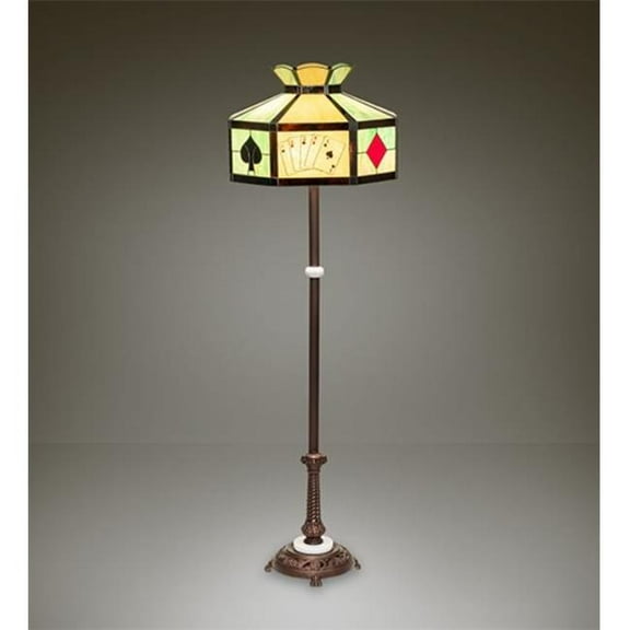 Meyda 252397 63 in. Poker Face Floor Lamp