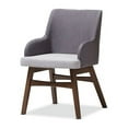 thumbnail image 3 of Baxton Studio Monte Mid-Century Modern Walnut Wood Rectangular 5-Piece Dining Set, 3 of 6