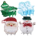 thumbnail image 3 of 4 Uds pinzas para el pelo pequeñas pinzas para el pelo navideñas herramientas de peinado para el cabello navideñas, 3 of 6