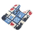 thumbnail image 7 of Yayeee Bath Rug for Bathroom Floor Non Slip Contour Fluffy Soft Absorbent Mat, 20"x24", Black Cats and Hearts, 7 of 7