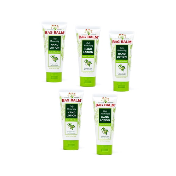 Vermont's Original Bag Balm Daily Moisturizing Hand Lotion, 3 Fl. Oz. - Pack of 5