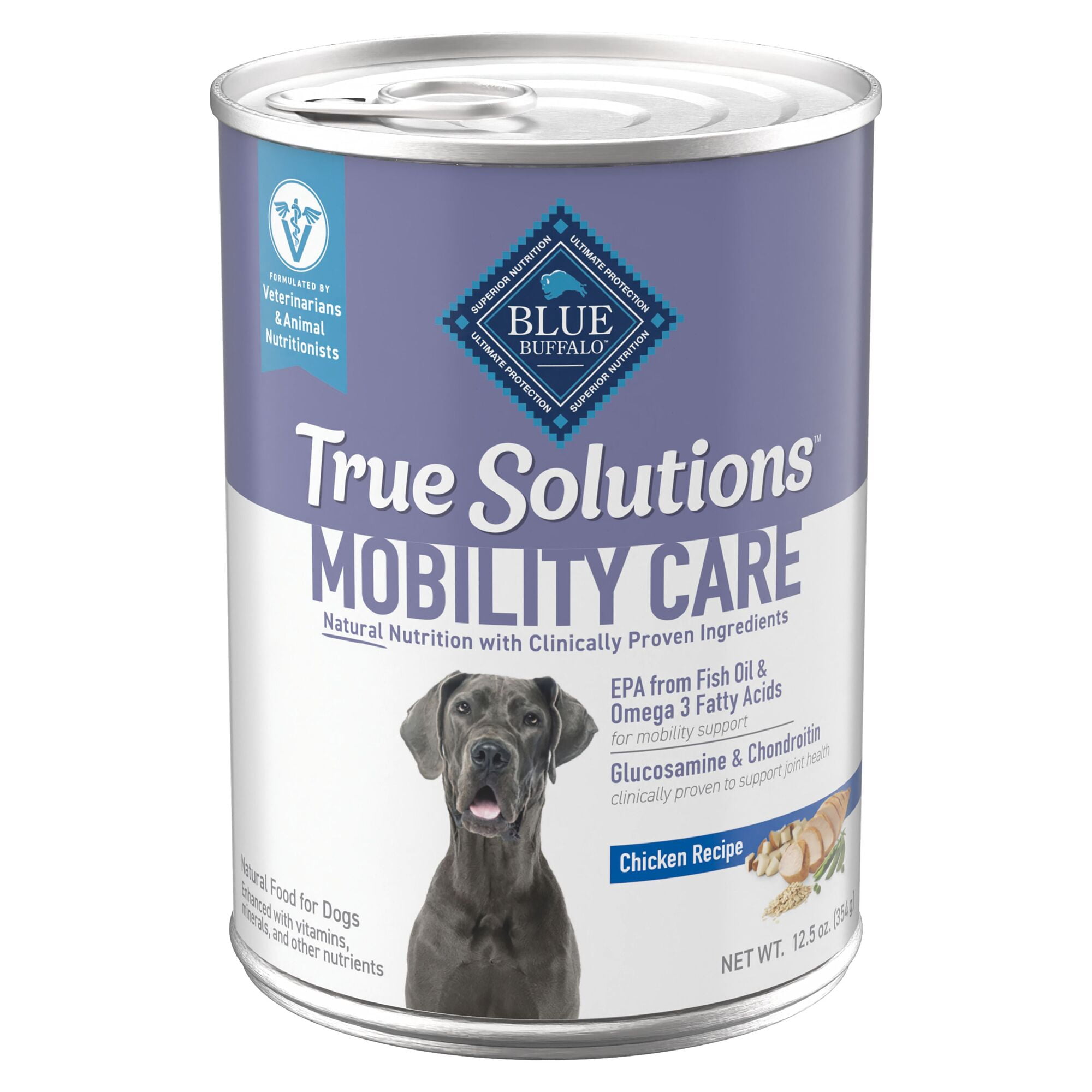 (6 pack) Blue Buffalo True Solutions Mobility Care Wet Dog Food, 12.5-oz. Can
