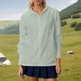thumbnail image 2 of Women's Casual Mesh Raglan Sleeve Jacket Lightweight Summer Vacation Everyday Wear Comfortable Breathable Outerwear Big And Tall Zip up Jacket Suit Jackets for Women Ladies Zip up Jacket New Woman, 2 of 9
