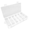thumbnail image 2 of Zeyigg 18-Compartment Snack Storage Box – Detachable Clear Plastic Container with Lid, Stackable Travel Organizer for Fruits, Candy, Spices & Small Food Items,Transparent, 2 of 7