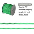 thumbnail image 5 of Flat Sequin Strip, 4mm String Metallic Sequin Strand, Paillette Sequin Trim Sewing String DIY Craft Embellishment, 197 Yards, Green, 5 of 5