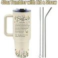 thumbnail image 5 of Best Friend Tumbler with Handle 40oz - Bestie Gifts for Women, Bestie Cups Tumbler, Birthday Gifts for Best Friend Woman, Friendship Gift for Women Birthday, Christmas, 5 of 6