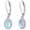 Oval, variant on Turtle Earrings 925 Sterling Silver Sea Turtle Dangle Drop Earring Moonstone Leverback Summer Beach Ocean Jewelry Gifts for Women Mom Wife Ocean Lover