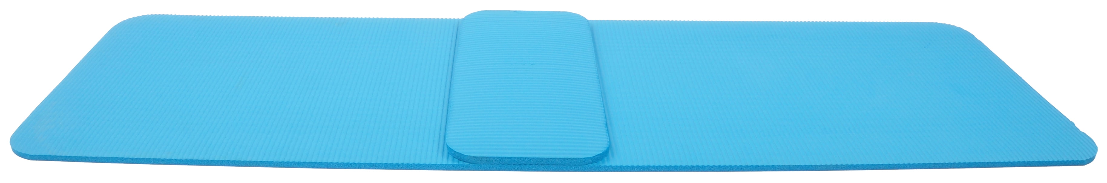 BalanceFrom GoYoga All-Purpose 1/2-Inch Extra Thick High Density Anti-Tear  Exercise Yoga Mat and Knee Pad with Carrying Strap