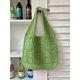 thumbnail image 1 of Zhuge Bolso de hombro tejido para mujer, bolso de mano tejido, bolso de mano tejido elegante para playa de verano, bolsos de hombro de 14,2 x 0,78 x 12,6 pulgadas (verde), 1 of 4