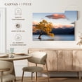 thumbnail image 5 of Elephant Stock Wanaka Lake Landscape Wall Art - Horizontal Canvas Wall Art - Living Room Wall Decor - Photography Nature Canvas - Blue And Yellow Decor - 12" x 8", 5 of 8