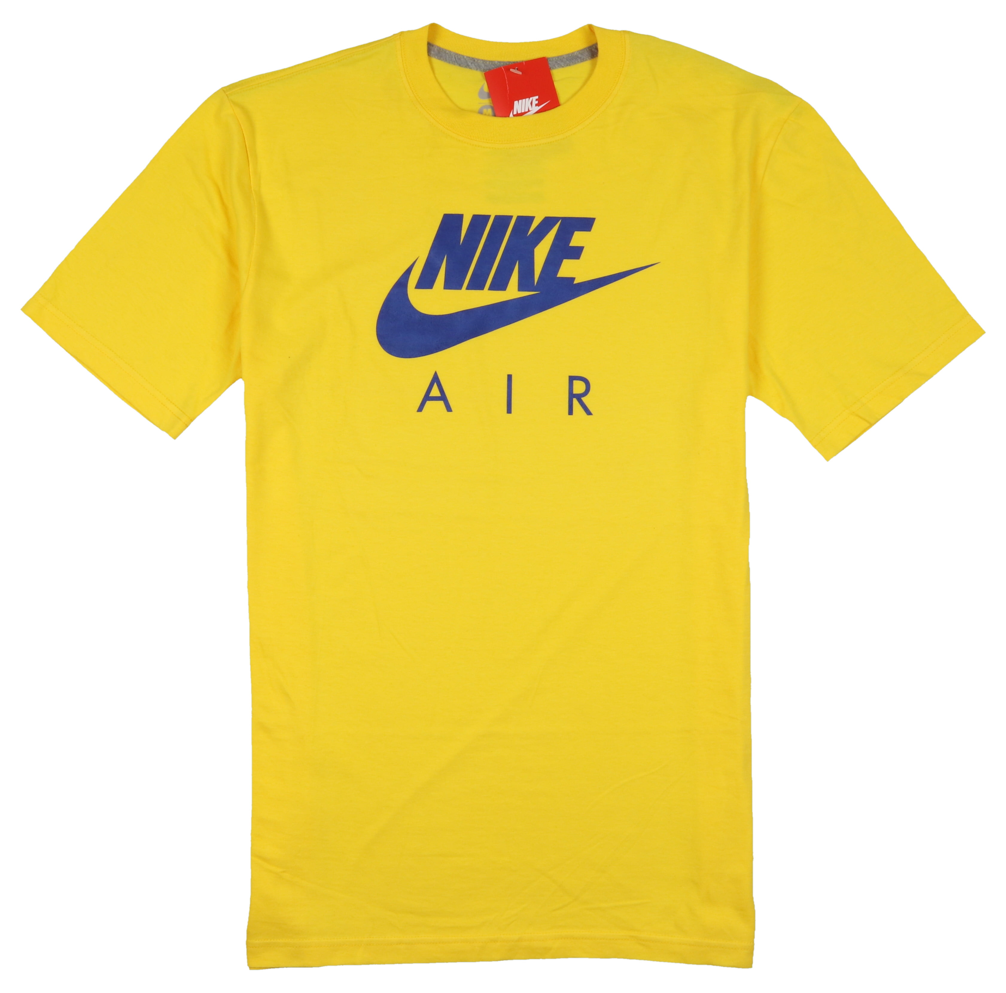 Nike - Nike Men's Air Max Logo T-Shirt Varsity Maize Yellow Matte Blue ...