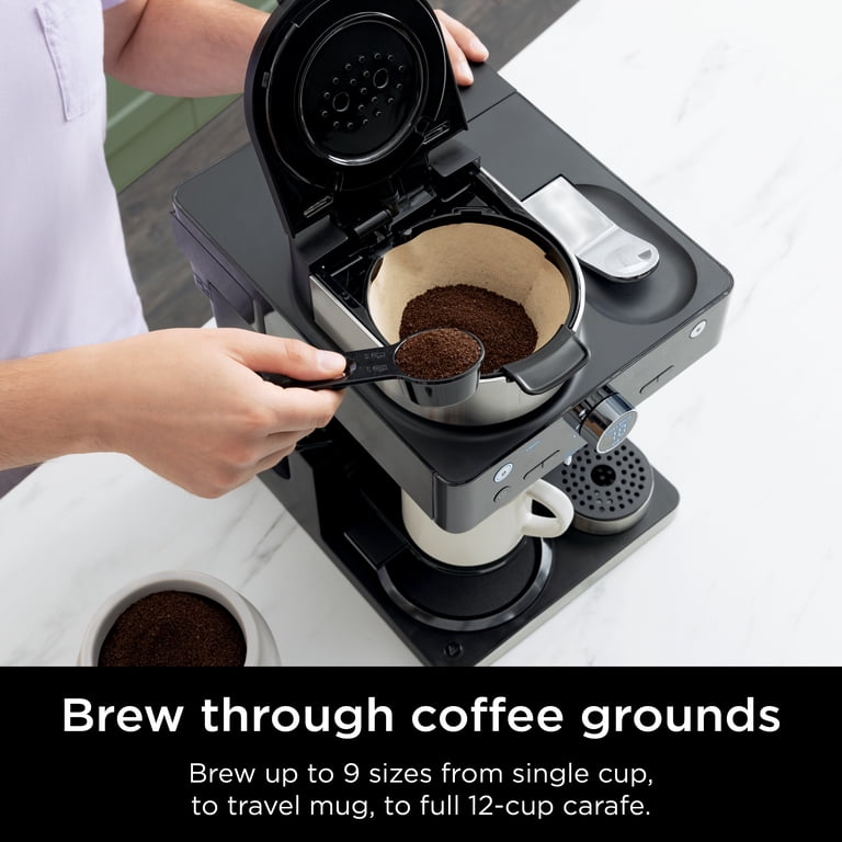 Ninja Prestige Dual Brew System 12-Cup, Built-In Milk Frother