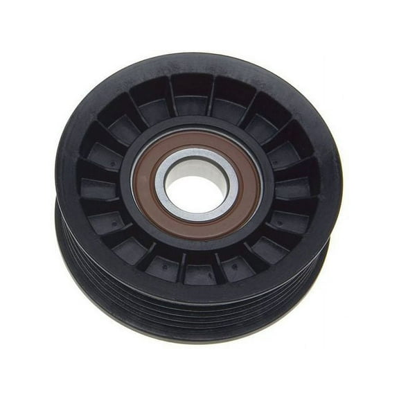 Grooved Pulley Accessory Belt Idler Pulley - Compatible with 2005 - 2010 Pontiac G6 2006 2007 2008 2009
