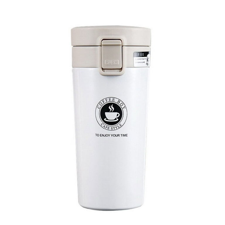 Insulated Travel Coffee Mug 380ml Thermos Cup Stainless Steel Vacuum Spill  Proof