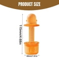 thumbnail image 3 of Distributeur de Médicaments Portable avec Design de Mamelon, Idéal pour l'Alimentation en Médicaments Orange, 3 of 9