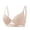 Beige, variant on Women's Lace and Steel Ring Bra with Comfortable Gathering Design, Thin Straps and Fashionable Back Detail for Everyday Wear, Date Nights, Light Exercise Gray 80B