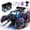 Blue, variant on Yeahill Remote Control Car, All-Terrain Remote Control Truck for Boys, Rechargeable Rc Truck with LED, 1:20, 10KM/H, 2 Motors, 2.4GHZ, Speed Friendly, Sturdy, Rc Cars for Christmas, Kids, Beginner