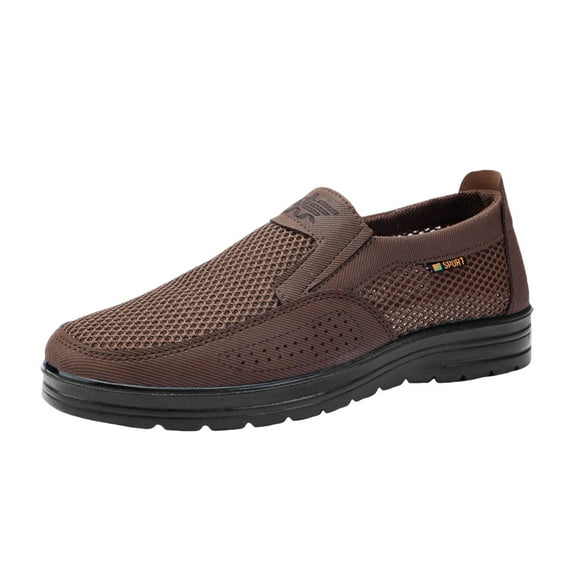 YLYL Mens Loafers Breathable Mesh Slip on Comfort Lightweight Casual Business Work Driving Walking Shoes