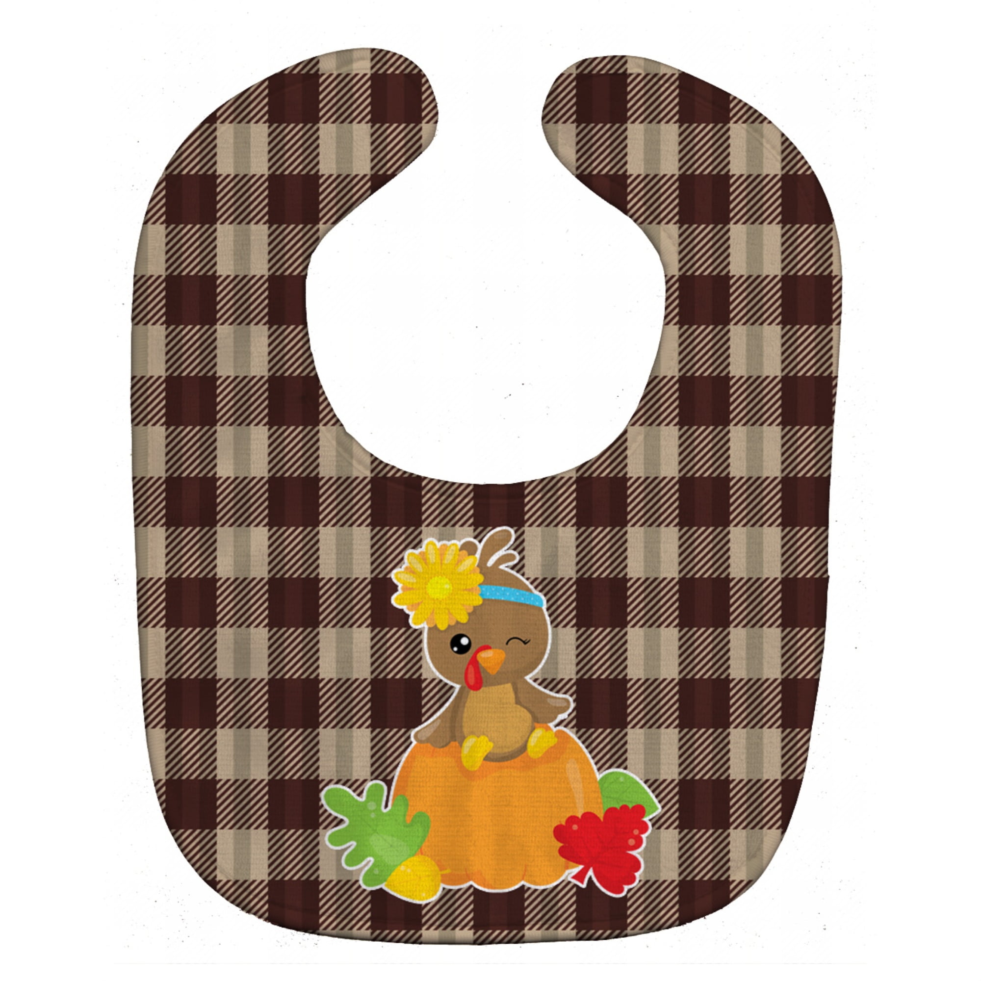 Carolines Treasures BB7113BIB Thanksgiving Baby Turkey Baby Bib