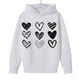 thumbnail image 3 of Sudadera con capucha y estampado de corazón de San Valentín, sudadera de manga larga para niños y niñas, chaqueta para niñas de talla mediana y grande., 3 of 7