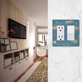 thumbnail image 5 of Yayeee Rocker Switch Wall Plate 1-Gang 4.6"x2.9" Home Decorative Outlet Cover, Capybaras Swimming, 5 of 6