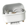 thumbnail image 4 of Lishi Multifunctional Dish Drying Box: Space-Saving Dish Drainer for Kitchen - White, 4 of 12