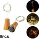 thumbnail image 5 of Juego de 6 guirnaldas de luces LED solares con diseño de tapón de botella, 1 m, 10 LED, cable de cobre, luces decorativas para decorar botellas, bares, dormitorios, bodas, Navidad y fiestas (blanco cá, 5 of 5