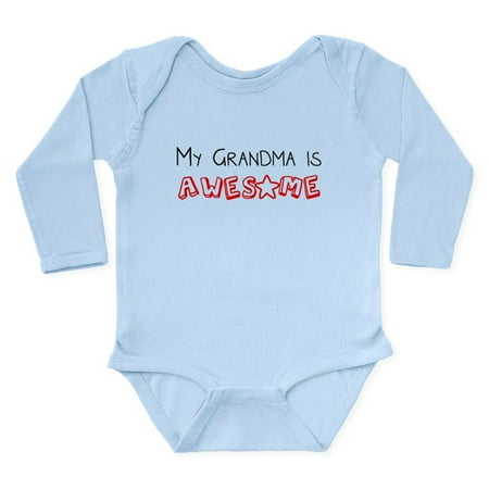 

CafePress - My Grandma Is Awesome Body Suit - Long Sleeve Infant Bodysuit