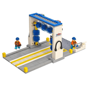 Car Wash Building Blocks Set, Creative Vehicle Cleaning Station Model Kit for Desktop Display and DIY Assembly(398pcs)