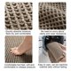 thumbnail image 4 of Alfombra absorbente para piso de baño | Alfombra de baño engrosada antideslizante | Superficie de terciopelo mullido | Tapete suave y lavable para entrada de puerta | Color sólido | 24x17 pulgadas, 4 of 6