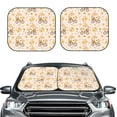 thumbnail image 2 of Fuzoiu Cute Bee Gnome1 Print Car Windshield Sunshade,Folding Front Windshield Sun Shade,for Most Car Sedan SUV Truck,Car Windshield Sunshade-Medium, 2 of 6