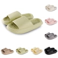 thumbnail image 2 of Celivon Shower Shoes For Women And Men Massage Pool Slides Soft Cushioned Anti-Slip Slides Slippers Comfort Green, 2 of 6
