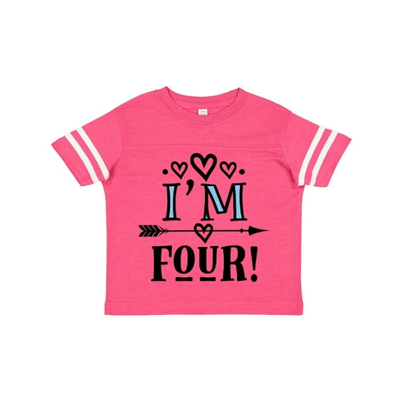 Inktastic 4th Birthday 4 Year Old Arrow Girls Toddler T-Shirt
